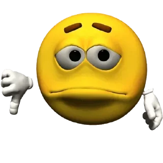 🙁 emoji sad — @stckrRobot Telegram sticker 22 of 27