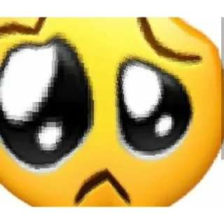 🥺 emoji sad — @stckrRobot Telegram sticker 24 of 27