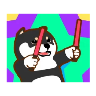 Sticker from 阿柴們的狗哩狗氣日常第六彈