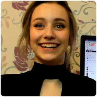 😃 emoji Russian girl ¦ @figurinhasWa Telegram sticker 23 of 41