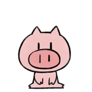 😊 emoji 為什麼是豬呢2 @kal_pc Telegram sticker 14 of 24