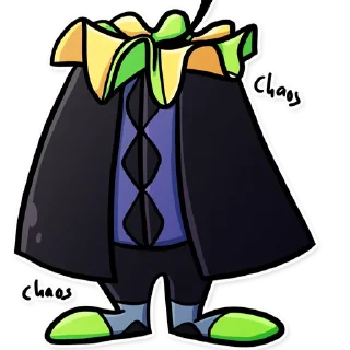 💀 emoji Jevil Telegram sticker 6 of 13