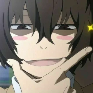 😎 emoji ⌗ 太宰治 ⋆ @haickyuu Telegram sticker 21 of 29