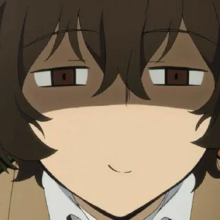 😳 emoji ⌗ 太宰治 ⋆ @haickyuu Telegram sticker 13 of 29