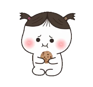 🍪 emoji Chibi Little Mochi • @xxyuji Telegram sticker 19 of 24