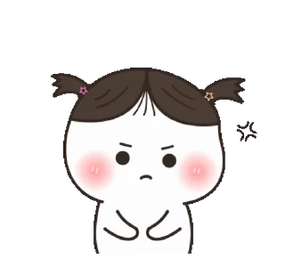 💢 emoji Chibi Little Mochi • @xxyuji Telegram sticker 10 of 24