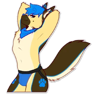 🩲 emoji Shep Telegram sticker 21 of 26