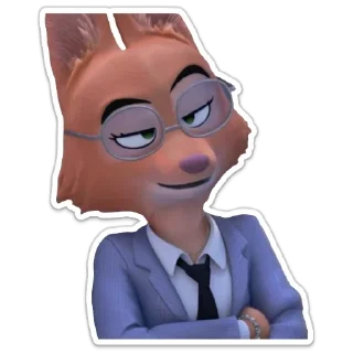 🌚 emoji Diane Foxington Telegram sticker 16 of 120