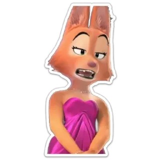 🧐 emoji Diane Foxington Telegram sticker 20 of 120