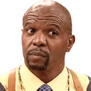 🫤 emoji Terry Crews Telegram sticker 10 of 17