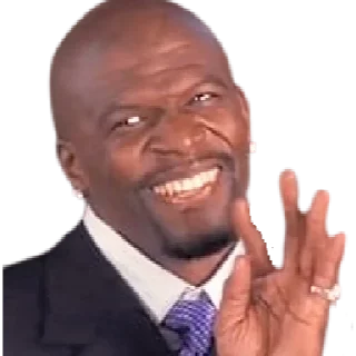 🙋‍♂ emoji Terry Crews Telegram sticker 8 of 17