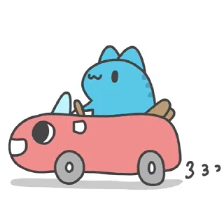 🏎 emoji Capoo Video Clip: Capoo Telegram sticker 8 of 11