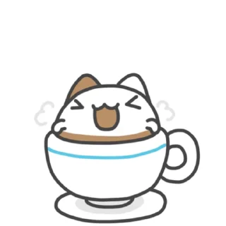 ☕️ emoji Capoo Video Clip: Friends Telegram sticker 11 of 28