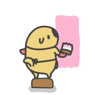 Sticker from Capoo Video Clip: 狗狗