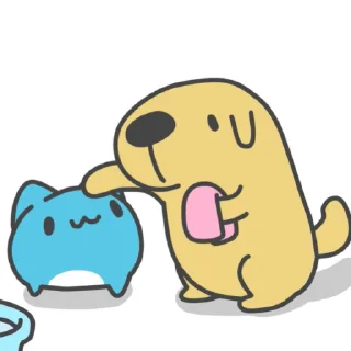 😘 emoji Capoo Video Clip: 狗狗 Telegram sticker 8 of 13