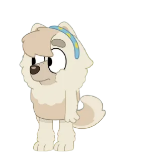 😐 emoji Bluey Telegram sticker 8 of 120