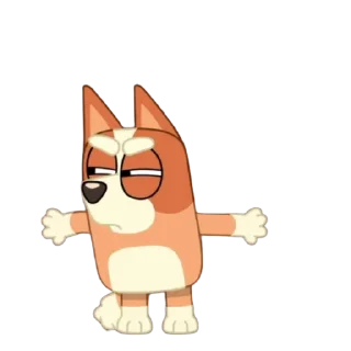 🤨 emoji Bluey Telegram sticker 12 of 120