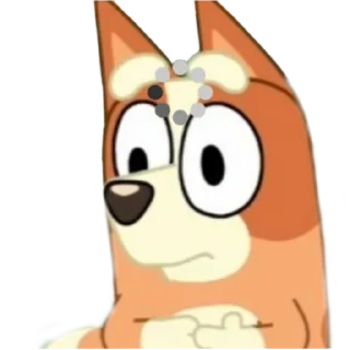 🤔 emoji Bluey Telegram sticker 10 of 120