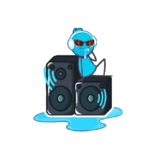 🤤 emoji DJ Doodles Telegram sticker 16 of 28