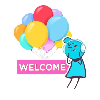 👋 emoji DJ Doodles Telegram sticker 5 of 28