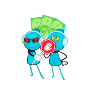 💰 emoji DJ Doodles Telegram sticker 21 of 28