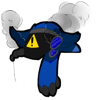⚠️ emoji Drakal - Protogen Telegram sticker 15 of 21