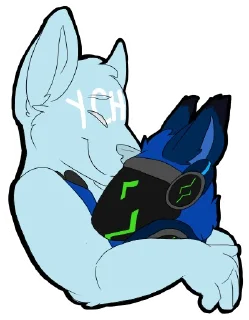 🤗 emoji Drakal - Protogen Telegram sticker 7 of 21