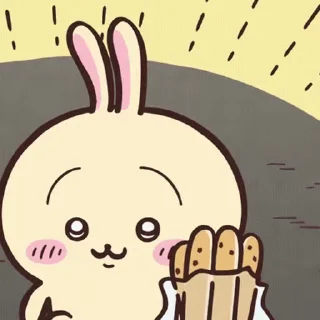 😊 emoji Chiikawa Usagi Telegram sticker 4 of 20