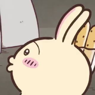😊 emoji Chiikawa Usagi Telegram sticker 6 of 20