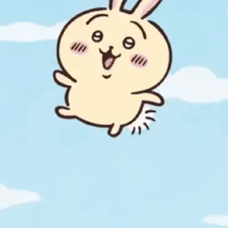 😊 emoji Chiikawa Usagi Telegram sticker 1 of 20