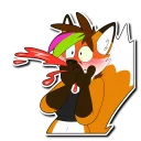 😳 emoji Ice Foxx Telegram sticker 16 of 37