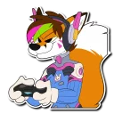 🎮 emoji Ice Foxx Telegram sticker 19 of 37