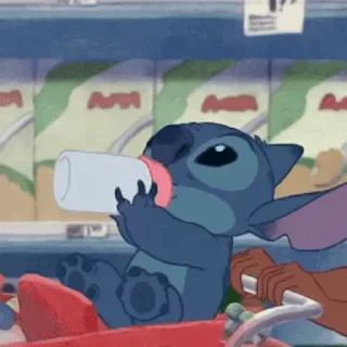 Sticker from stitch