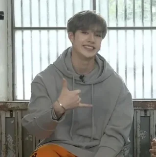 🤙 emoji bangchan Telegram sticker 11 of 40