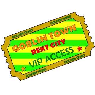 Sticker from Goblin Town