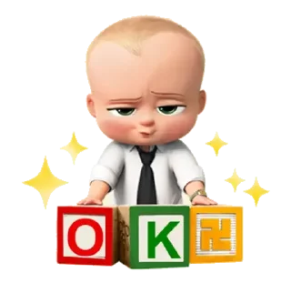 😊 emoji The Boss Baby Stickers (寶貝老闆) @kal_pc Telegram sticker 3 of 17