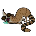 💤 emoji Regular Show Telegram sticker 5 of 24