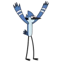 🙌 emoji Regular Show Telegram sticker 6 of 24