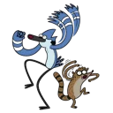😮 emoji Regular Show Telegram sticker 15 of 24
