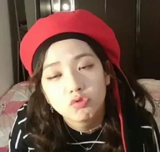 😗 emoji Jisoo Telegram sticker 7 of 22