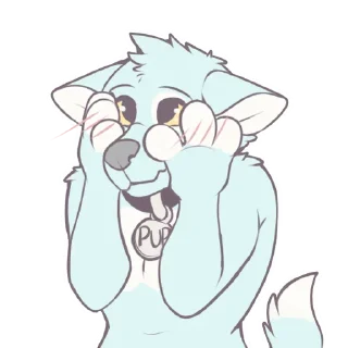 🤲 emoji Pup Telegram sticker 5 of 37