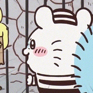 😊 emoji chiikawa囚人篇飛鼠 Telegram sticker 13 of 17