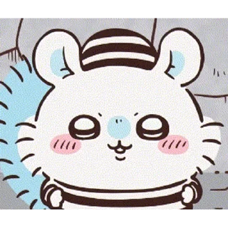 😊 emoji chiikawa囚人篇飛鼠 Telegram sticker 5 of 17