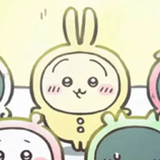 😊 emoji Pajama Party Chiikawa Telegram sticker 15 of 16