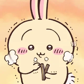 😊 emoji Chiikawa Usgai n others Telegram sticker 9 of 28