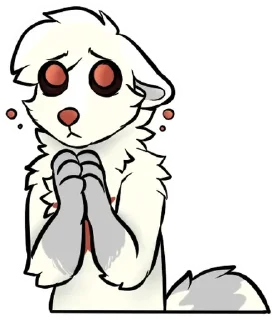 🙏 emoji Teo Woof Telegram sticker 12 of 40