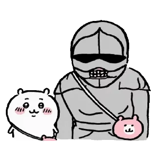 😊 emoji Small Cute Chiikawa 4 (吉伊卡哇) @kal_pc Telegram sticker 22 of 24