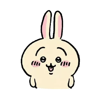 😊 emoji Small Cute Chiikawa 4 (吉伊卡哇) @kal_pc Telegram sticker 24 of 24