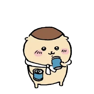 😊 emoji Small Cute Chiikawa 4 (吉伊卡哇) @kal_pc Telegram sticker 11 of 24