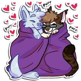 🥰 emoji Moon's Fav Snugs — @stckrRobot Telegram sticker 6 of 120